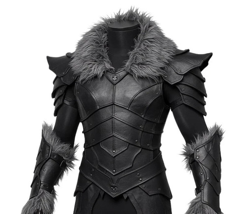 Genuine leather wolf - genuine,