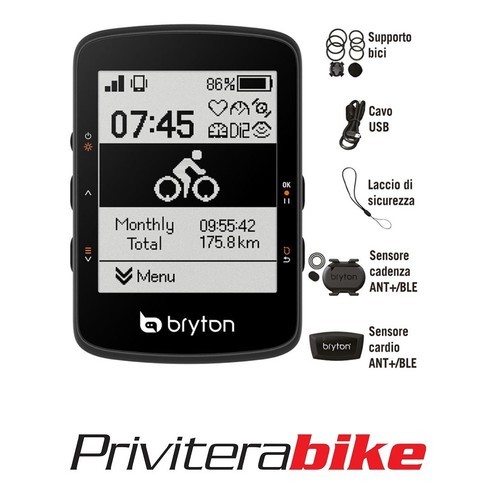 Bryton rider 460d cad hrm - rider,