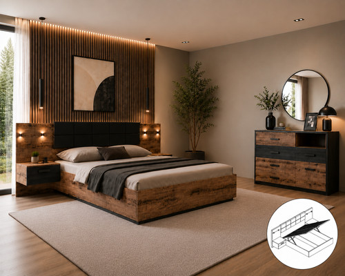 King size bedroom - size,