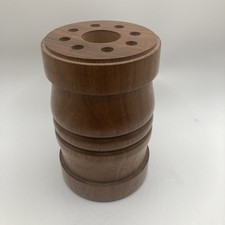 Turned Wood Pen / Brush Holder