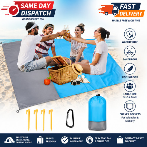 Beach blanket 200 140cm - blanket,,