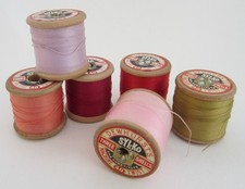 Lot of 6 Vintage Sylko Wooden