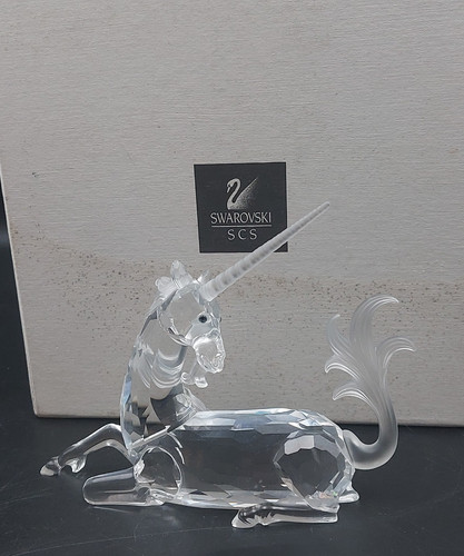 Swarovski crystal unicorn - ,