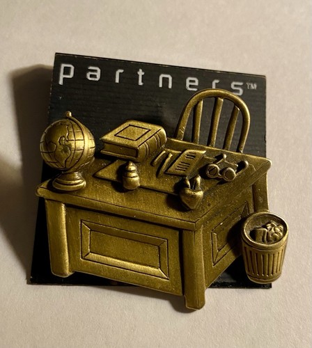 Vintage brooch pin jj - pin,