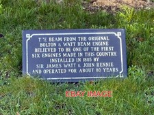 PHOTO  PLAQUE. BEAM OF THE