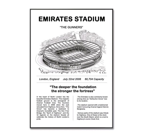 Emirates stadium poster - stadium,