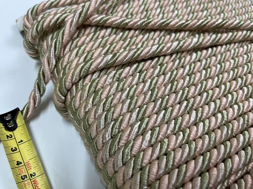 Apricot pink green 6mm - 5m,