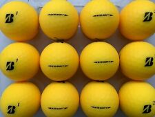 BRIDGESTONE E12 / E12 SOFT MATTE YELLOW GOLF LAKE BALLS  24 PACK