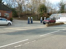 Photo A3 Old petrol pumps on