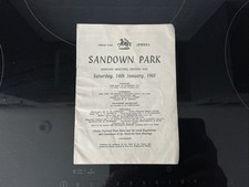 Sandown January 1961, Taxidermist
