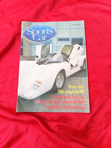 Vintage sports car - sports, magazine