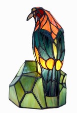Tiffany Parrot Table Lamp