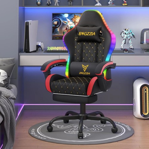 Rgb gaming chair leather - gaming,