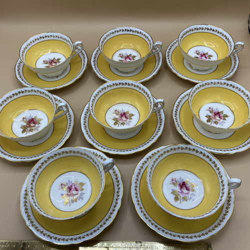 Royal cauldon rare yellow - royal,