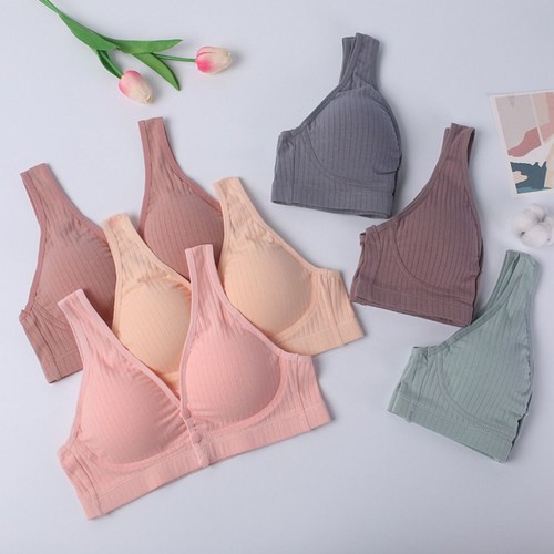 Pure cotton nursing bra - pure,