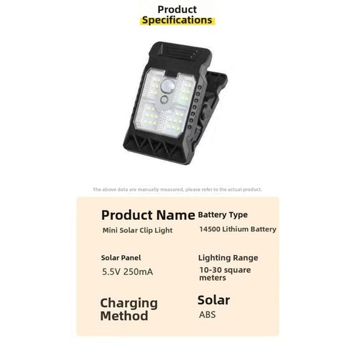 Solar security lamp with rain - solar,