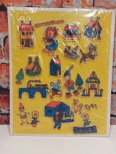 Vintage Noddy Fuzzy Felt