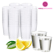 Plastic Shot Glasses Clear Plastic Tumbler Shooter Jelly Shots Dessert Cups