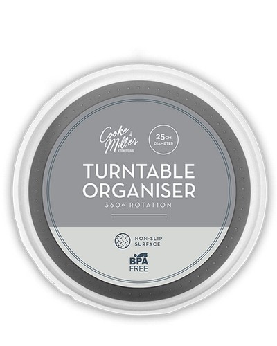 Turntable cupboard organiser - turntable,