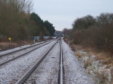 Photo 6x4 Main line Kingham Seen from where the footpath from Bledington  c2009
