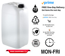 25L LITRE PLASTIC WATER