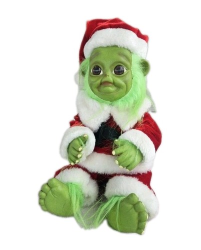 Grinch baby doll christmas - baby, 11"