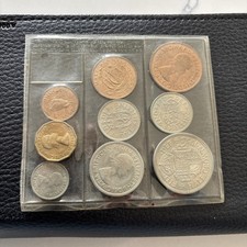  CORONATION YEAR 1953 UNCIRCULATED COIN SET IN SEALED PLASTIC WALLET