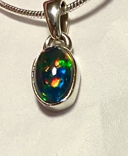 Natural chalama black - natural, opal