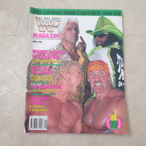 Wwf magazine april - magazine, wwe