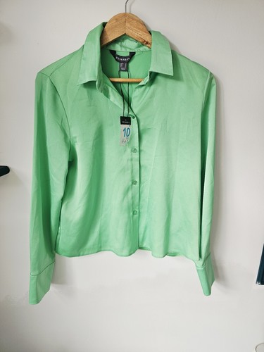 Primark green satin - green, look