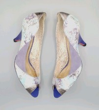 Poetic Licence "Surrender" Purple Peep Toe Ladies Courts UK 4 EU 37 US 6.5