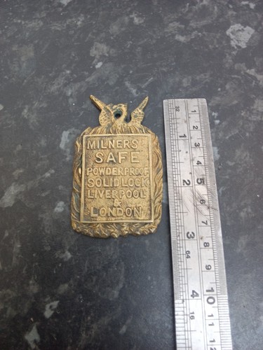 Vintage milners safe brass - safe,