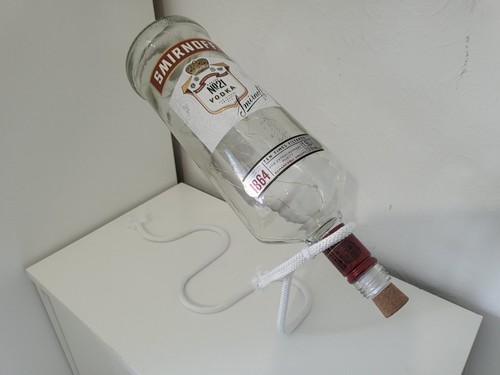 Smirnoff upcycled lamp - lamp,, with
