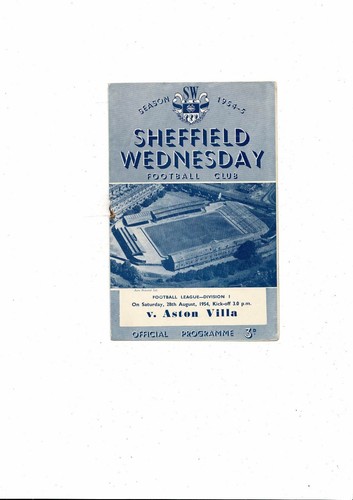 1954 sheffield wednesday v - 1954/55,