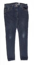 YES YES Womens Blue Cotton