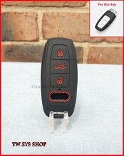 Silicone Key Case/Fob Cover For Audi A6L A7 A8 A8L E-tron Q8 C8 2019 2020 