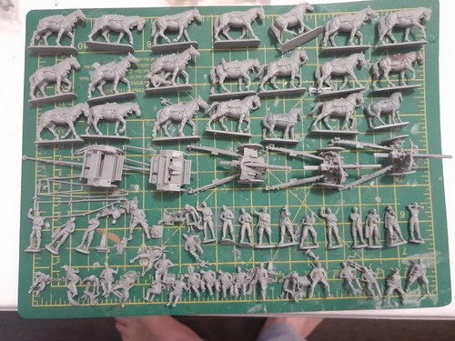 Revell ww2 german artillery - german,