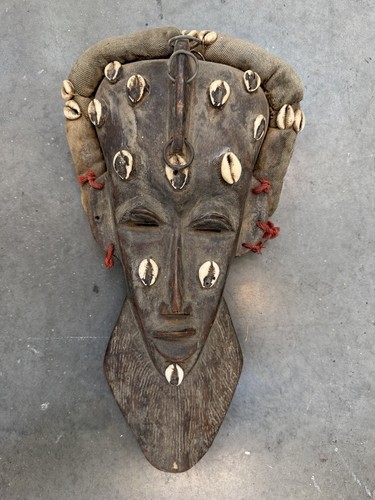 African tribal mask carved - african,