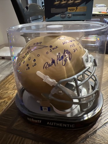 Rudy ruettiger signed notre - rudy,