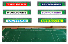 SUBBUTEO 20 STICKERS FANS / SUPPORTERS for FENCE SURROUND for SUBBUTEO STADIUM