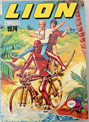 1974 lion annual some spine - annual.,