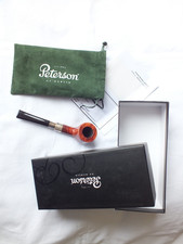 Peterson, a fabulous, unsmoked silver mounted "Spigot"  606  briar pipe