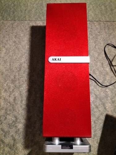 Akai freestanding speaker red - akai,