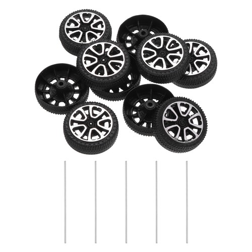 10pcs toy car wheels 30mmx9mm - 10pcs,