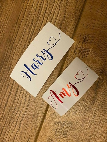Vinyl name stickers labels - stickers,