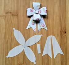 hair gift wrap bow making templates stencil ROSETTE bow maker