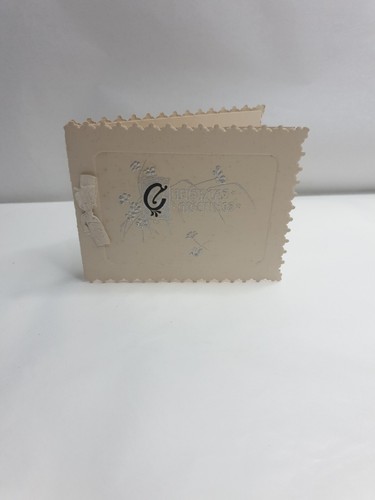 Antique christmas card - christmas,