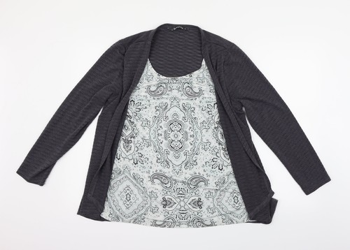 Bonmarche womens grey crew - bonmarche,