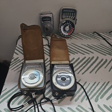 Job Lot Of 4 Vintage Light Meters - Minette, Weston Master IV  - Leningrada