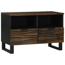 TV Cabinet with Drawer Solid mango wood Entertainment Unit Media Center  vidaXL